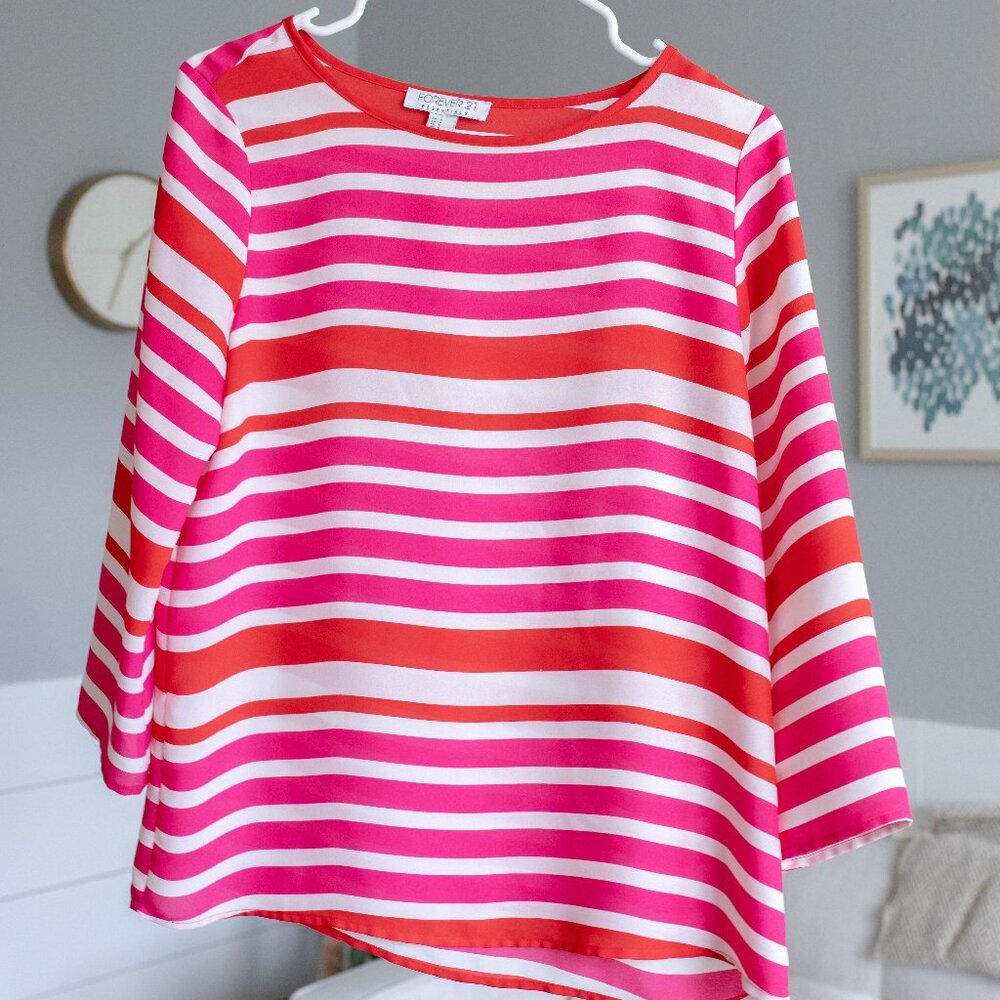 Womens Striped Blouse